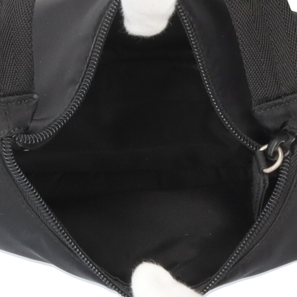 Prada Hobo Mini Bag Handbag Nylon MV519 Black Women's PRADA - Picture 6 of 9